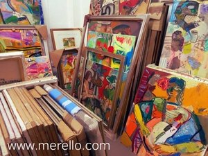 ART-MODERNE-PEINTURE-Jose Manuel Merello.- atelier..jpg